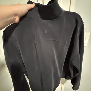 Lululemon brushed soft stream half zip